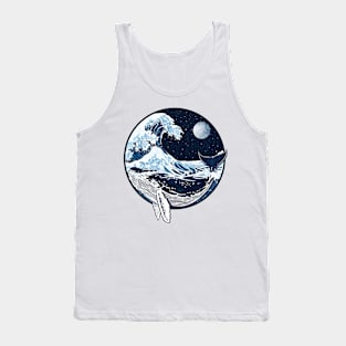 Ocean/whale Tank Top